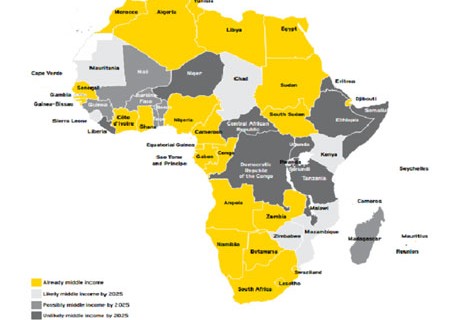 african economic map