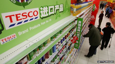 tesco china