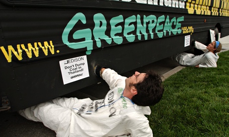 Greenpeace protest