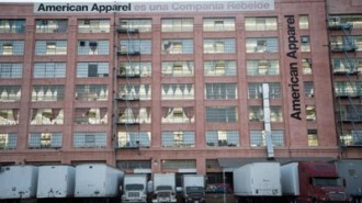 The American Apparel factory headquarters is pictured in Los Angeles, California in this file photo taken July 7, 2014. REUTERS/Jonathan Alcorn /files