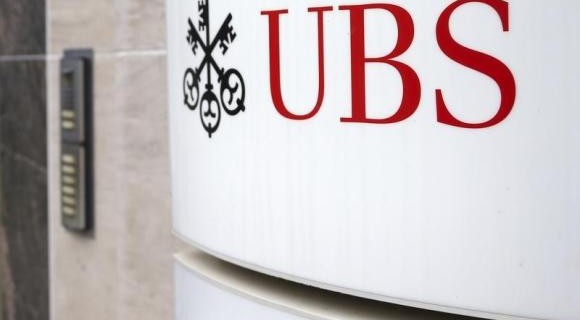 The logo of UBS bank
