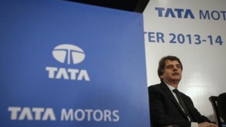 Jaguar Land Rover (JLR) Chief Executive Officer Ralf Speth looks on during a news conference to announce Tata Motors' third quarter results in Mumbai