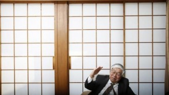 Koichi Hamada, an economic adviser to Japan's Prime Minister Shinzo Abe, speaks during an interview in Tokyo