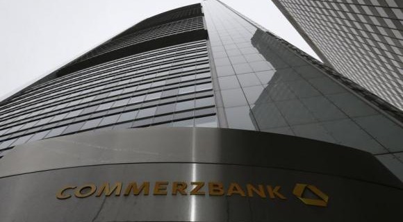 Commerzbank AG is pictured before the bank's annual news conference in Frankfurt