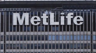 The MetLife building is seen in New York