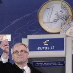 Lithuania is 19th country to adopt the euro, but currency union remains deep in crisis  
