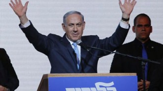 ISRAEL-ELECTIONS: Israeli Prime Minister Benjamin Netanyahu