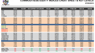 Commodities and Indices Cheat Sheet May 07