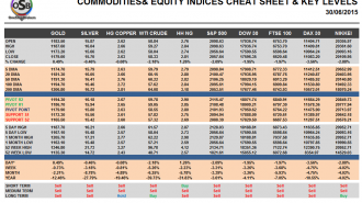 Commodities and Indices Cheat Sheet June 30