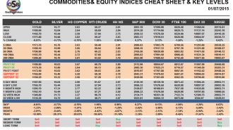 Commodities and Indices Cheat Sheet July 01