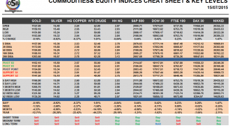 Commodities and Indices Cheat Sheet July 15