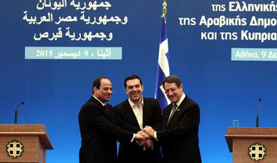 Egypt-Greece-Cyprus-trilateral-talks