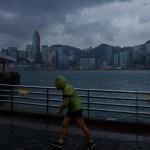 Stock market shuts as Hong Kong braces for typhoon