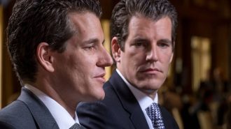 Winklevoss twins Cameron and Tyler