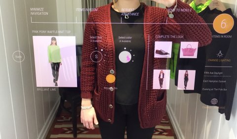 contactless mirrors - fitting rooms