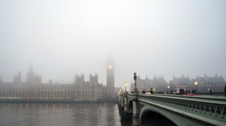 Gloomy london