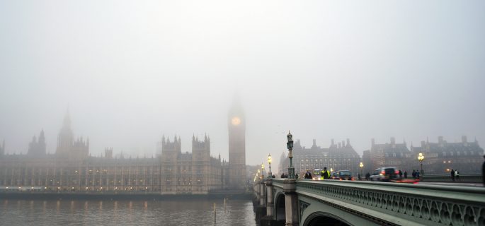 Gloomy london